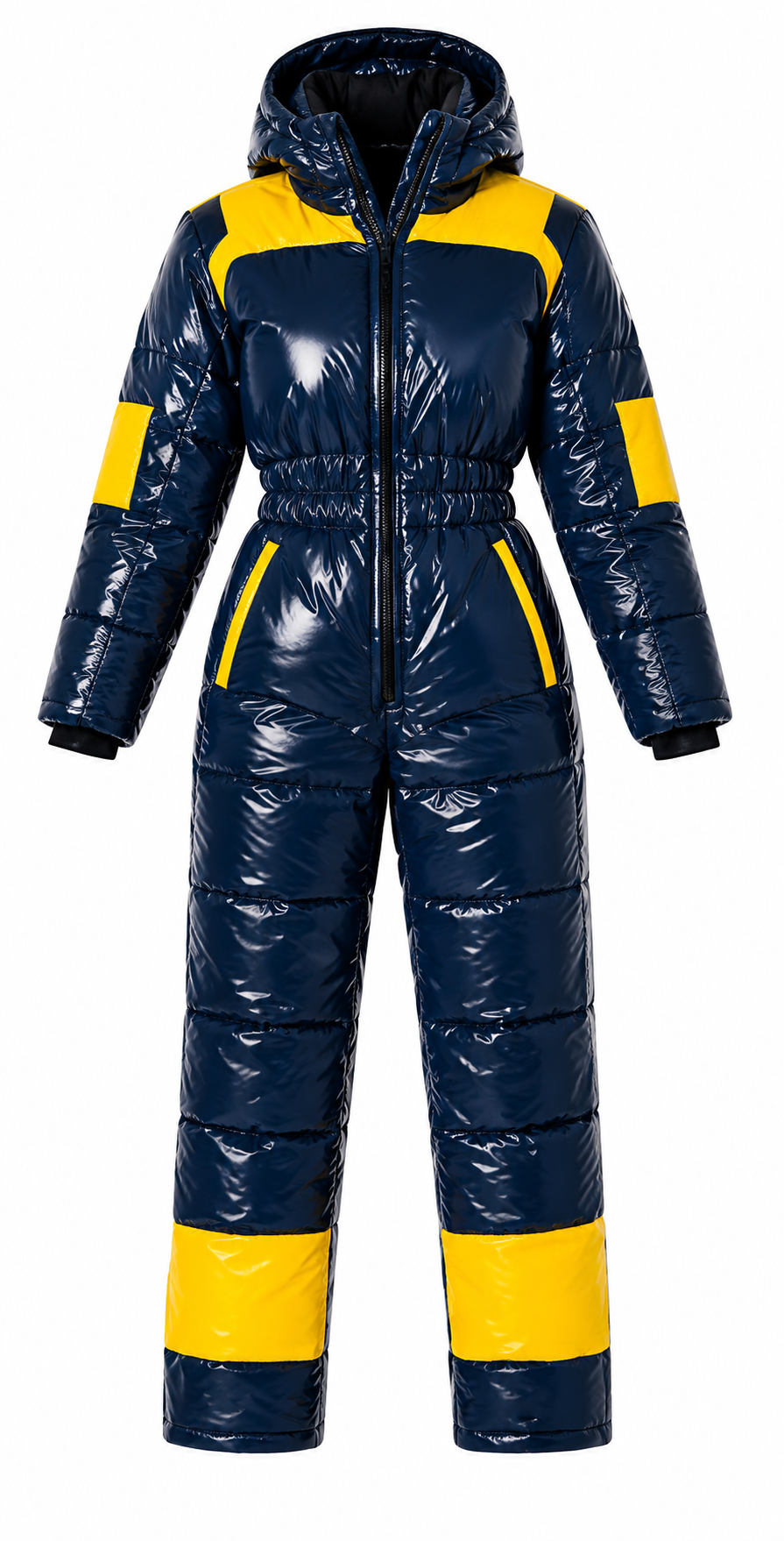 Women's Shiny Nylon Winter Snowsuit