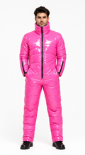 Glossy One-Piece Winter Snowsuit