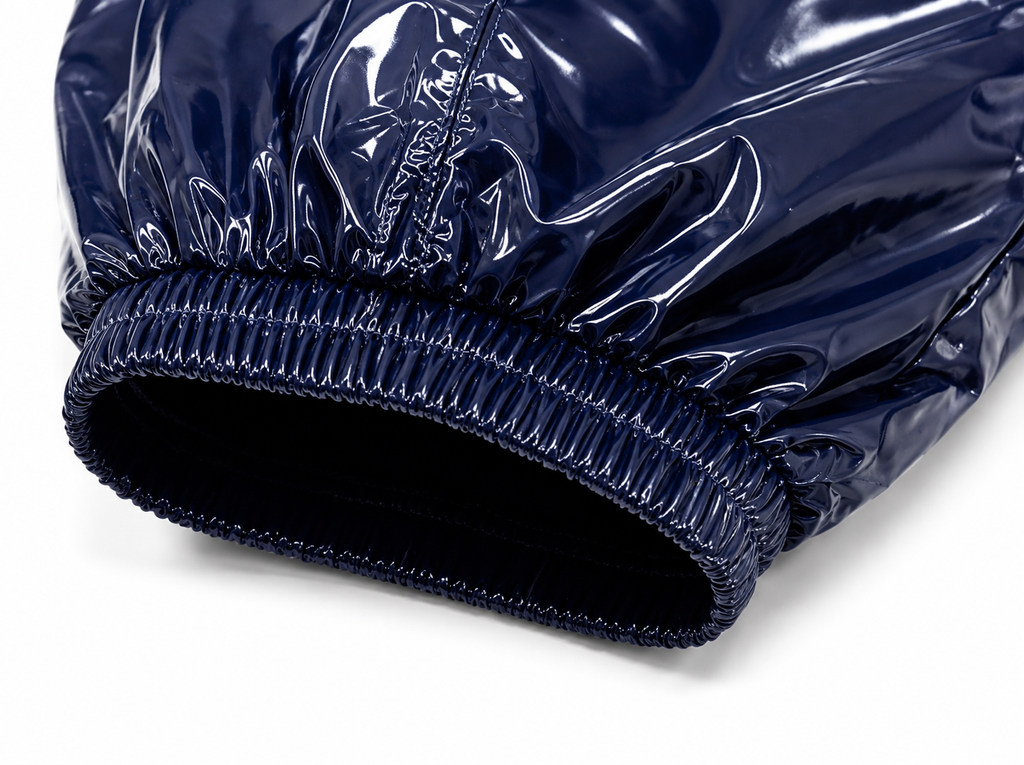 Glossy Nylon Jogger Track Pants