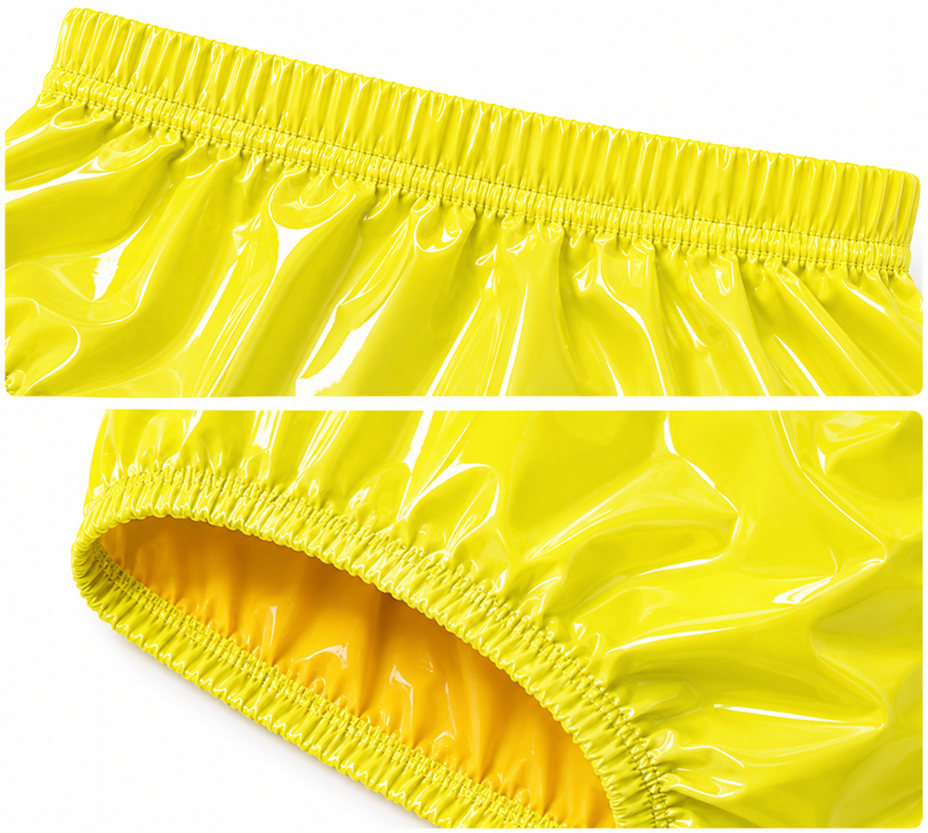 Glossy Nylon Elastic Briefs