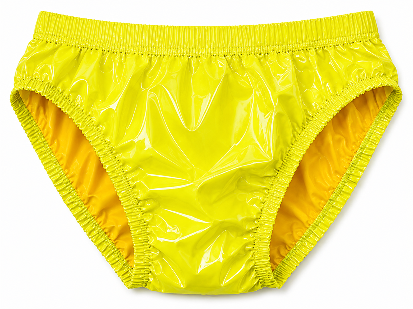 Glossy Nylon Elastic Briefs