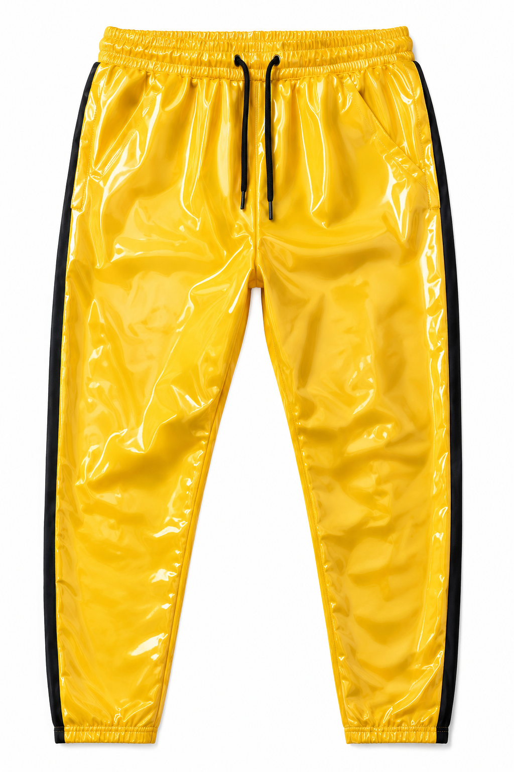 Glossy Pullover Hoodie and Jogger Set