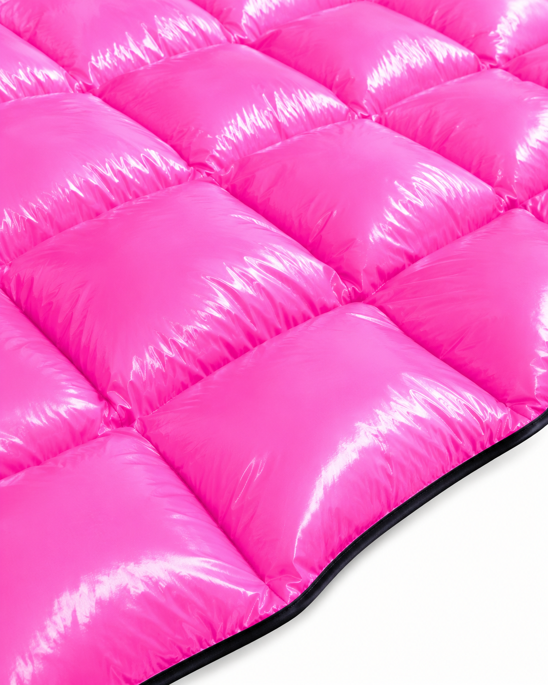Shiny Pink Puffer Blanket Waterproof