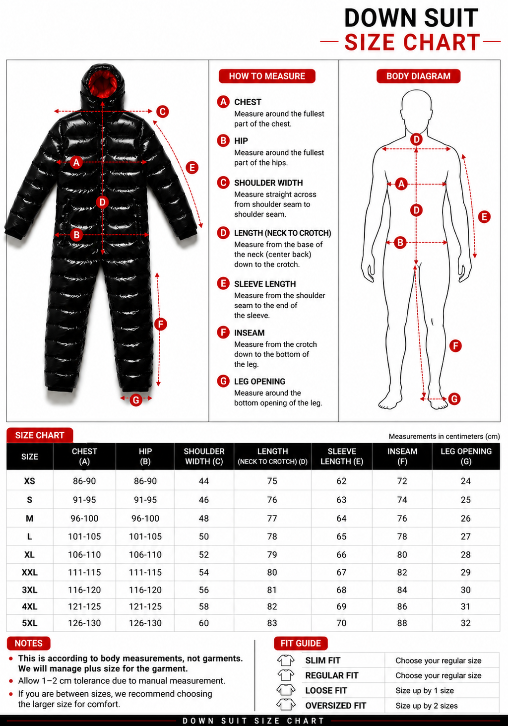 Black Shiny Puffer Suit Hooded Insulated Winter Snowsuit
