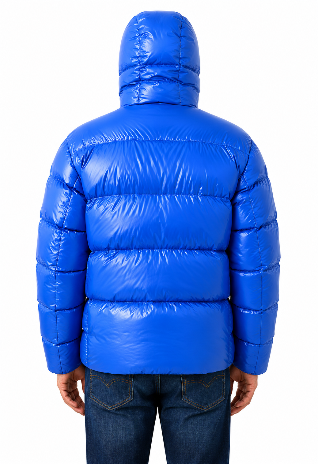 Shiny Nylon Puffer Jacket
