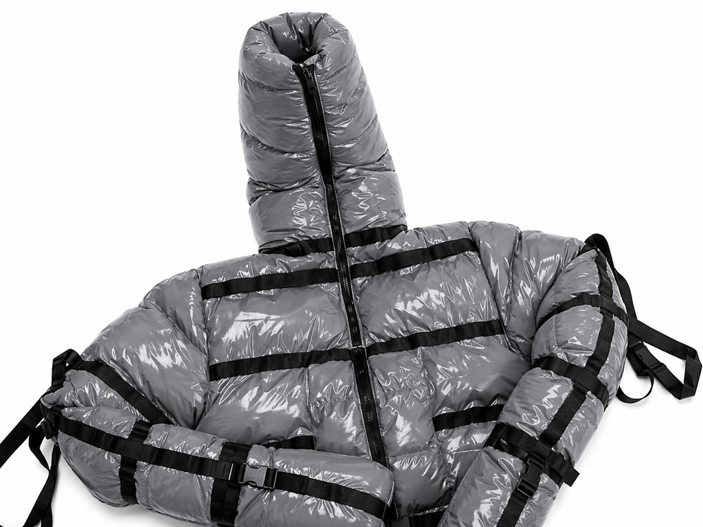 Shiny Nylon Padded Bondage Suit