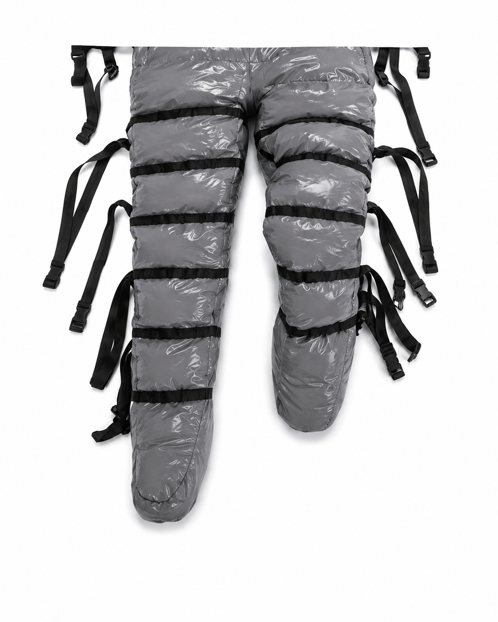 Shiny Nylon Padded Bondage Suit
