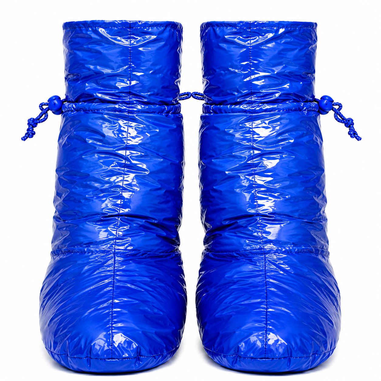 Shiny Nylon Waterproof Rain Shoe