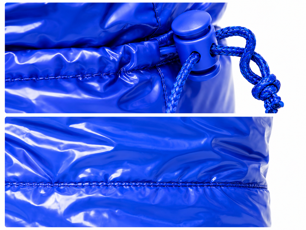 Shiny Nylon Waterproof Rain Shoe