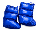 Shiny Nylon Puffer Booties