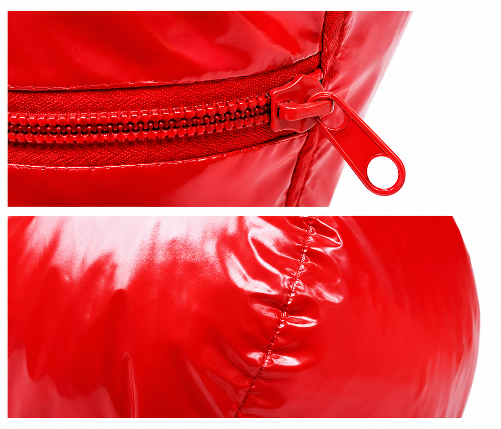 Shiny Nylon Padded Hand Mittens