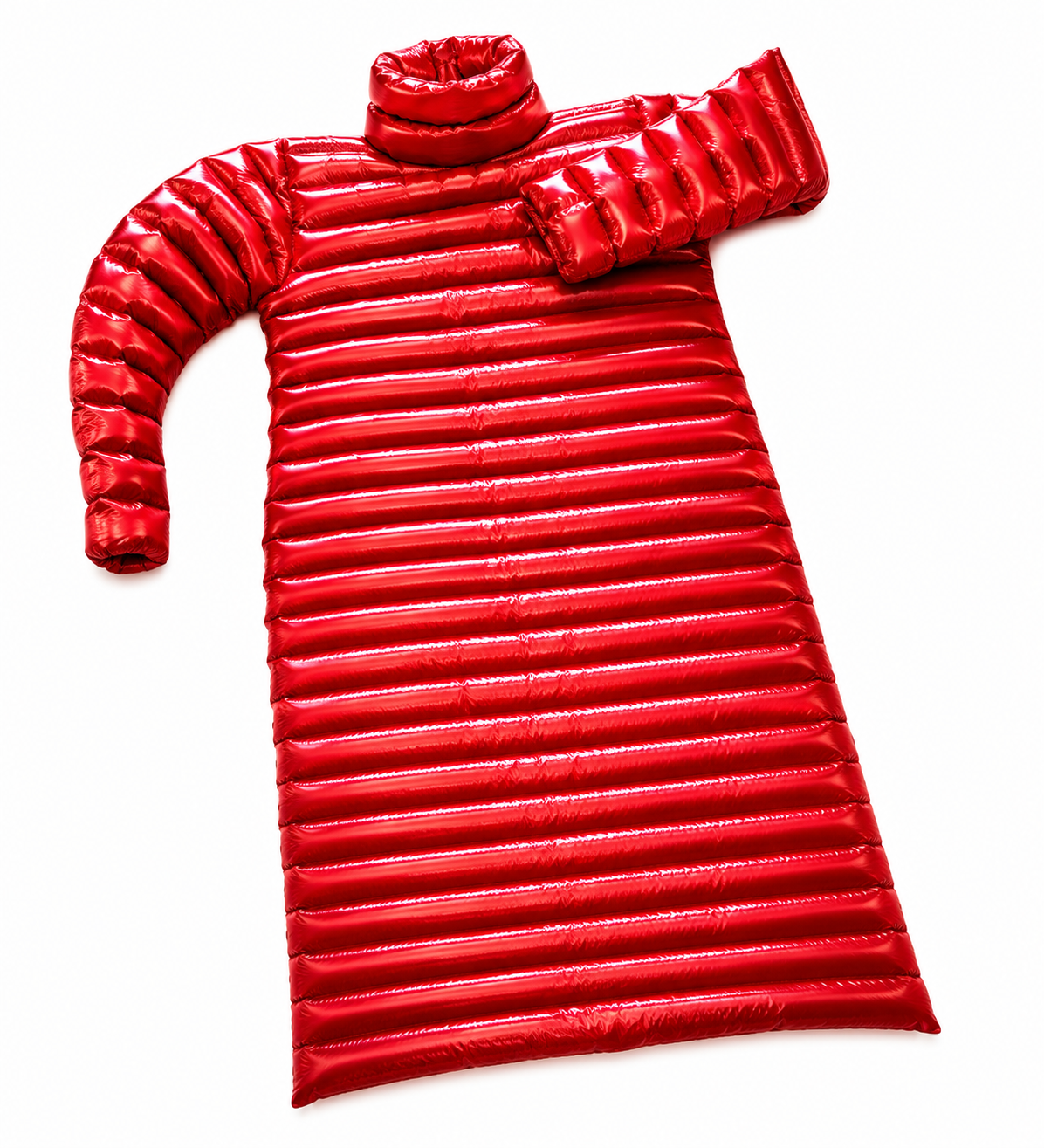 High Collar Insulated Wearable Coat