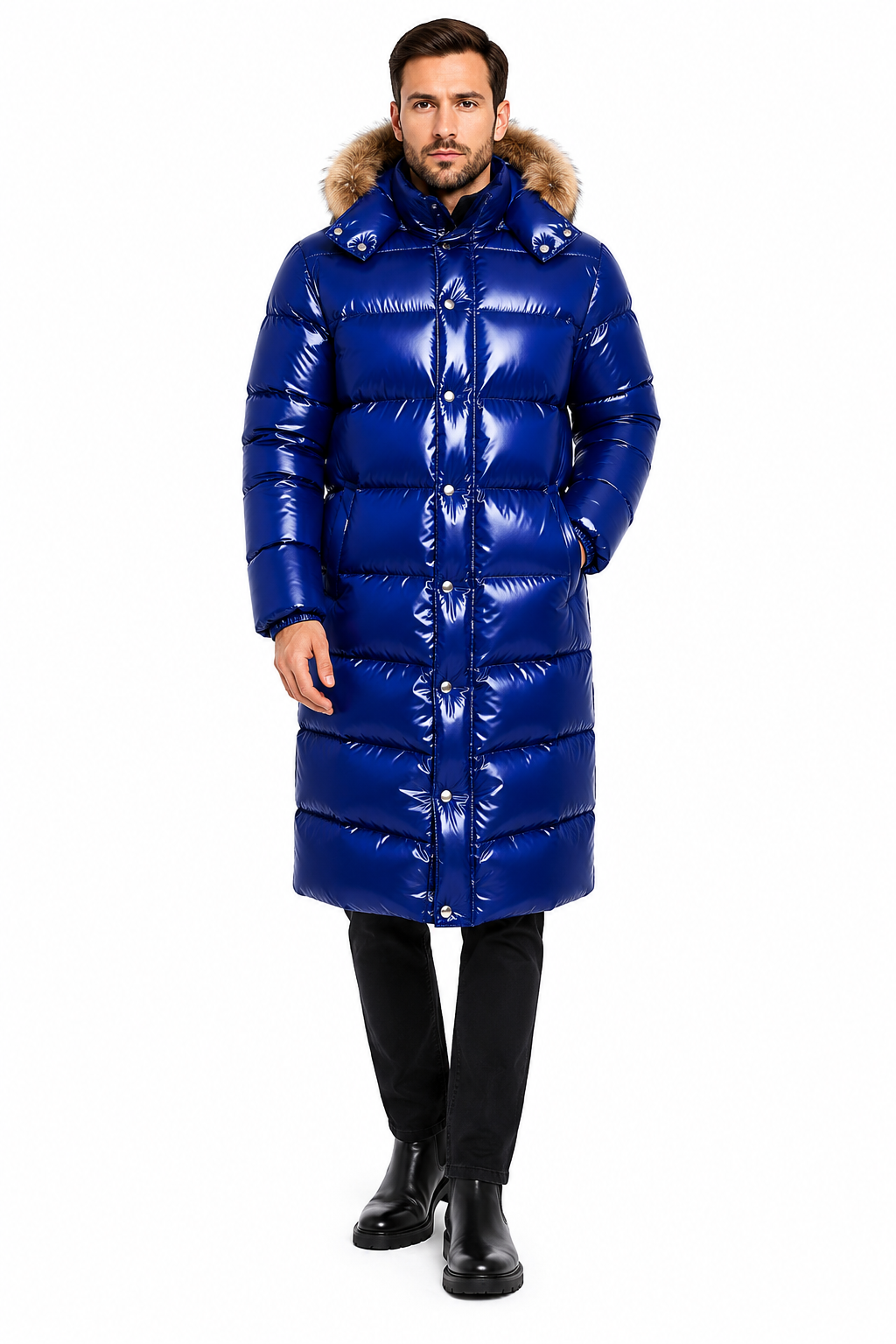 Faux Fur Hood Jacket