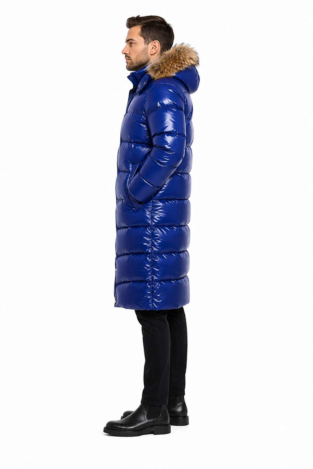 Faux Fur Hood Jacket