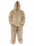 Premium Plush Full Body Suit, Faux Fur Hooded Bodysuit