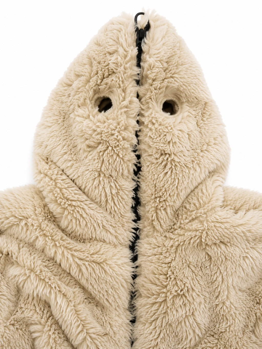 Premium Plush Full Body Suit, Faux Fur Hooded Bodysuit