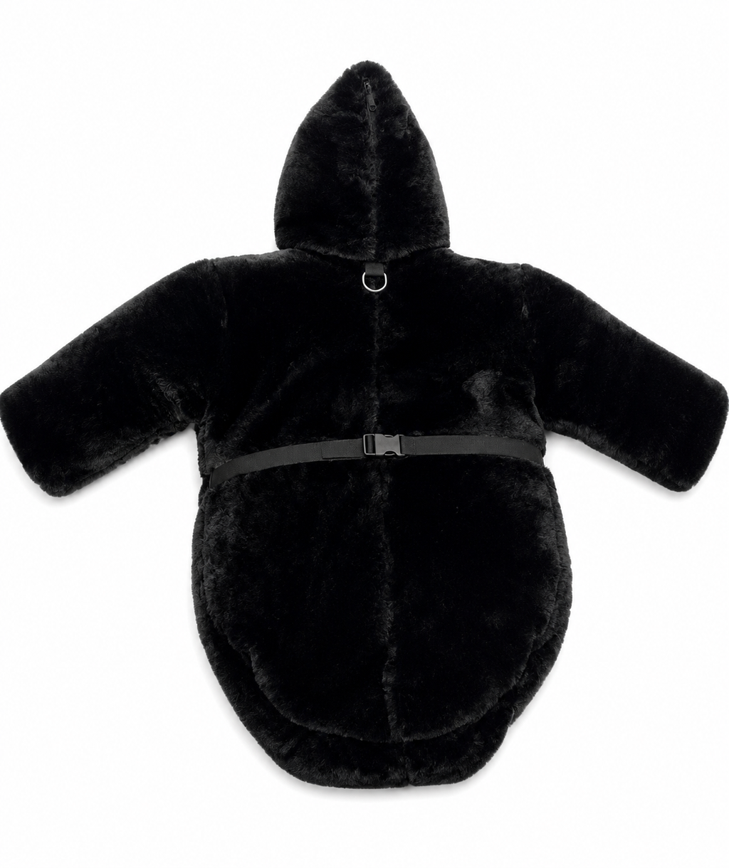 Premium Plush Hooded Cocoon Suit