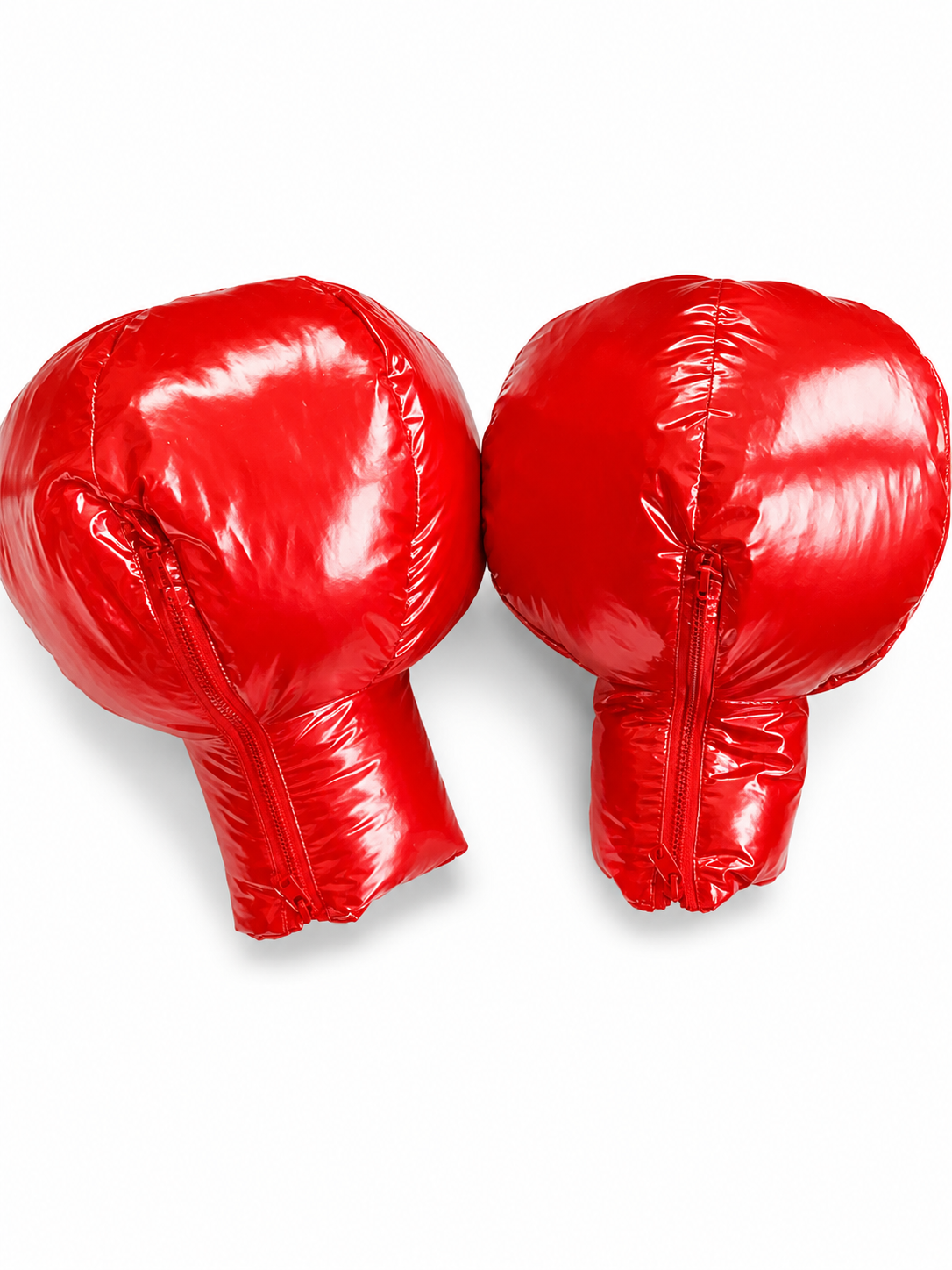 Shiny Nylon Padded Hand Mittens