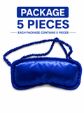 Shiny Nylon Padded Sleep Mask Pack of 5