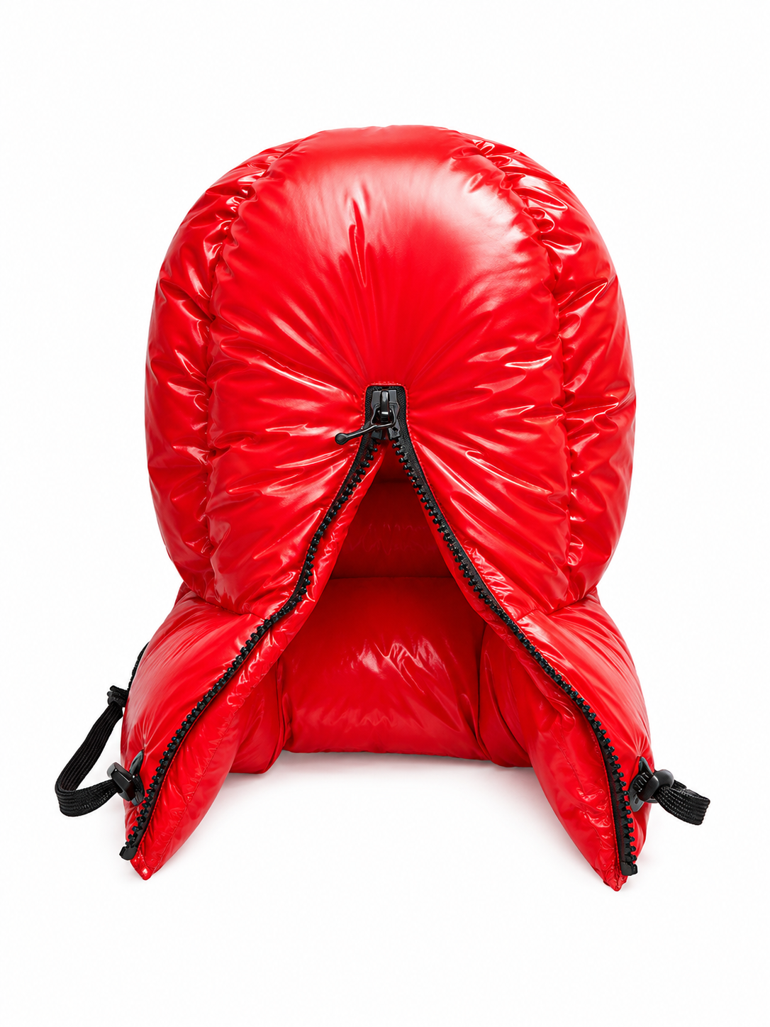 Shiny Nylon Padded Balaclava Hood