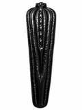 Black Shiny Nylon Padded Cocoon Sleep Sack