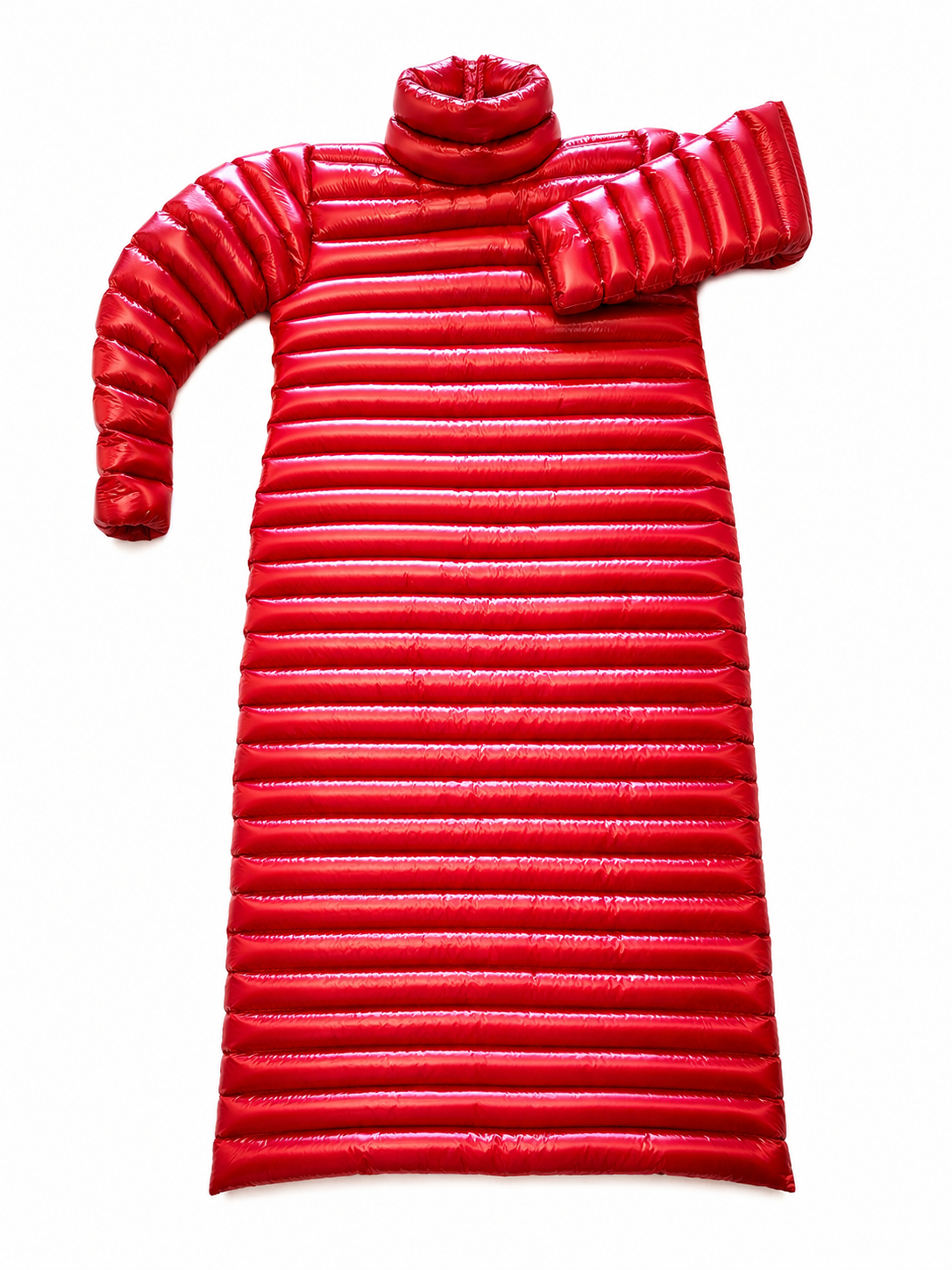 High Collar Insulated Wearable Coat