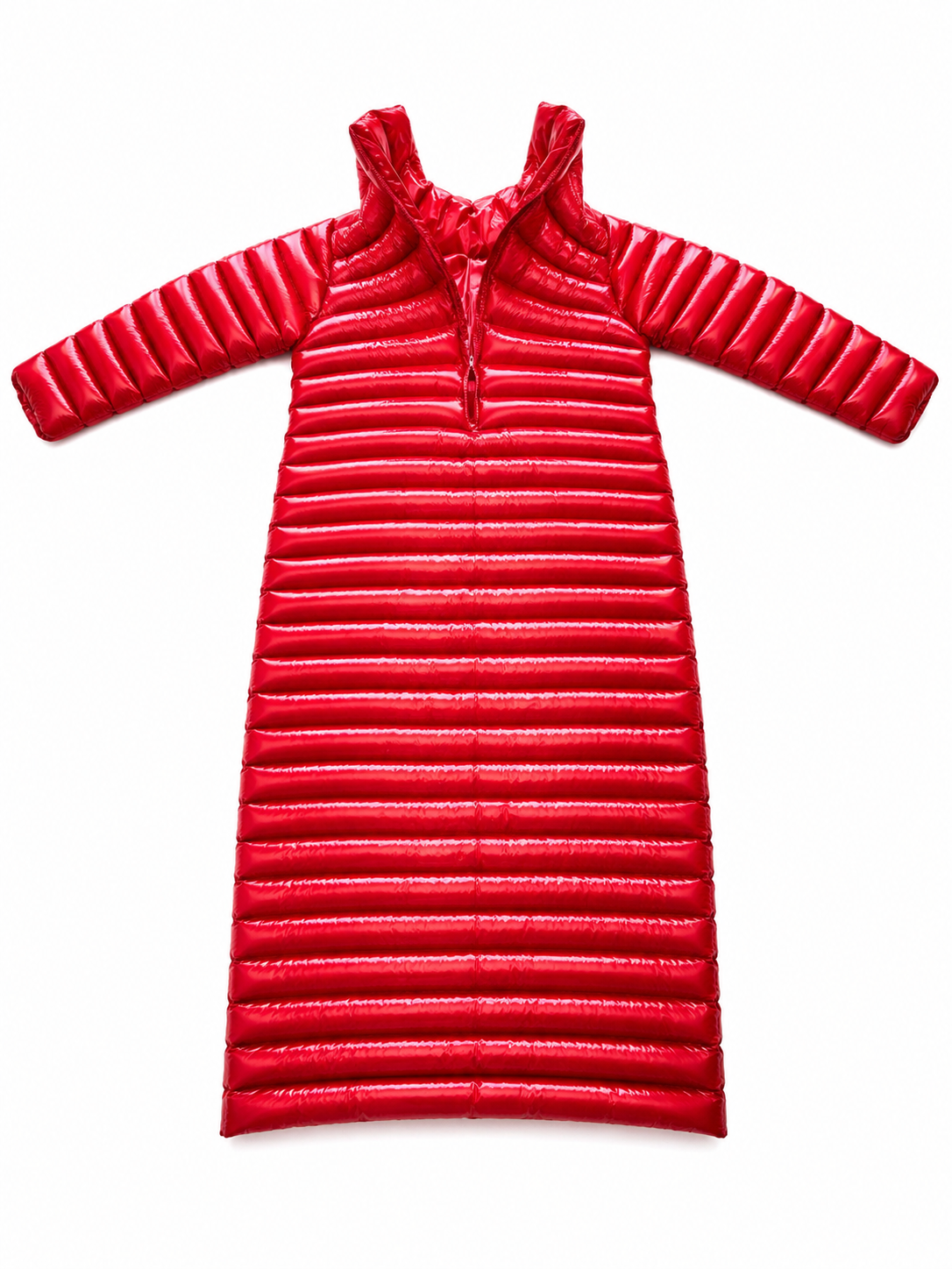 High Collar Insulated Wearable Coat