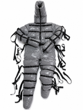 Shiny Nylon Padded Bondage Suit