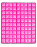 Shiny Pink Puffer Blanket Waterproof