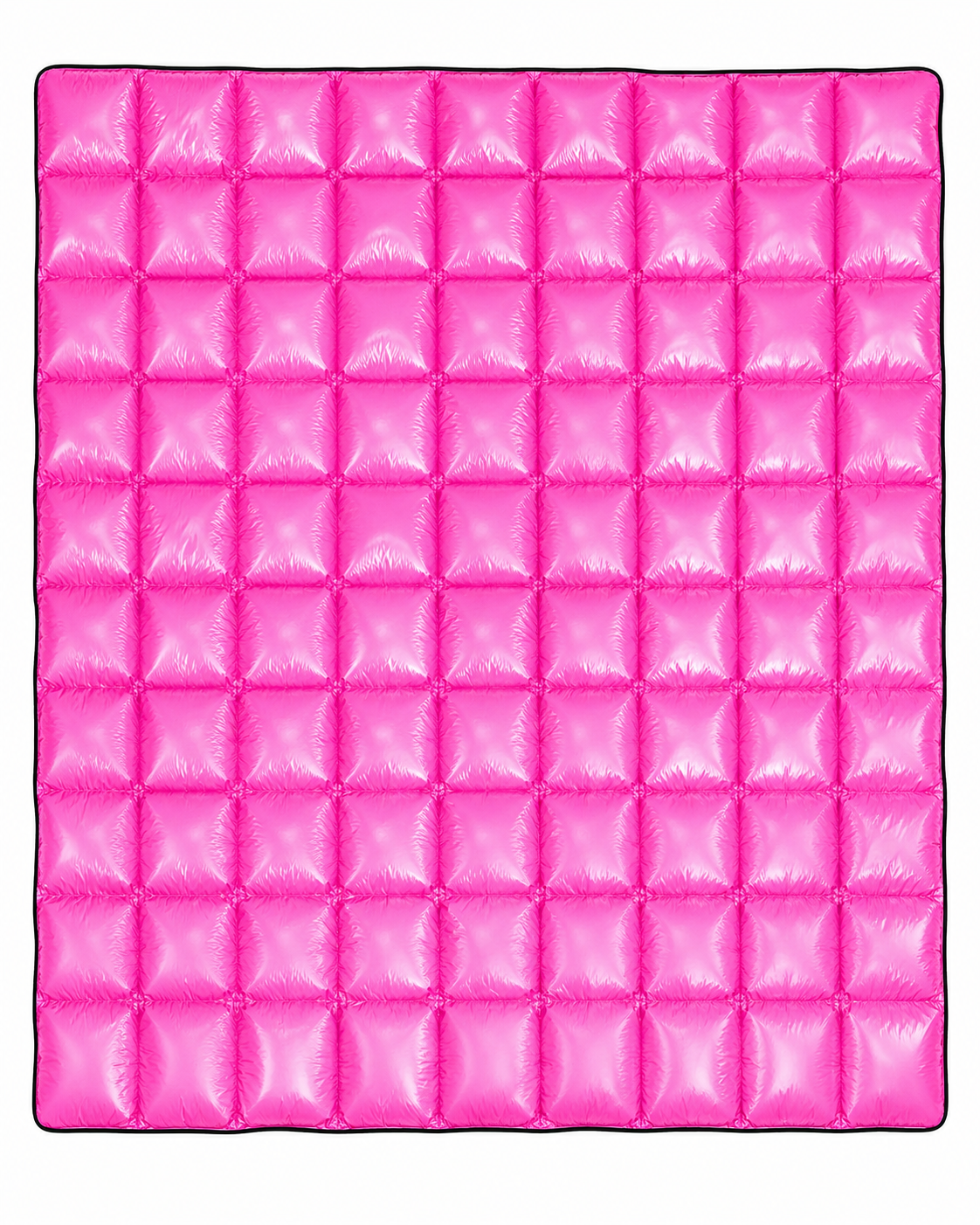 Shiny Pink Puffer Blanket Waterproof